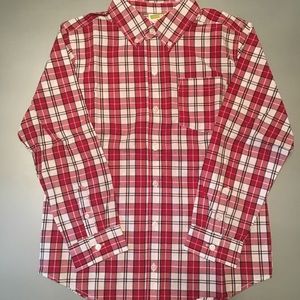 NWT: Crazy 8 LS Plaid Button Down Shirt